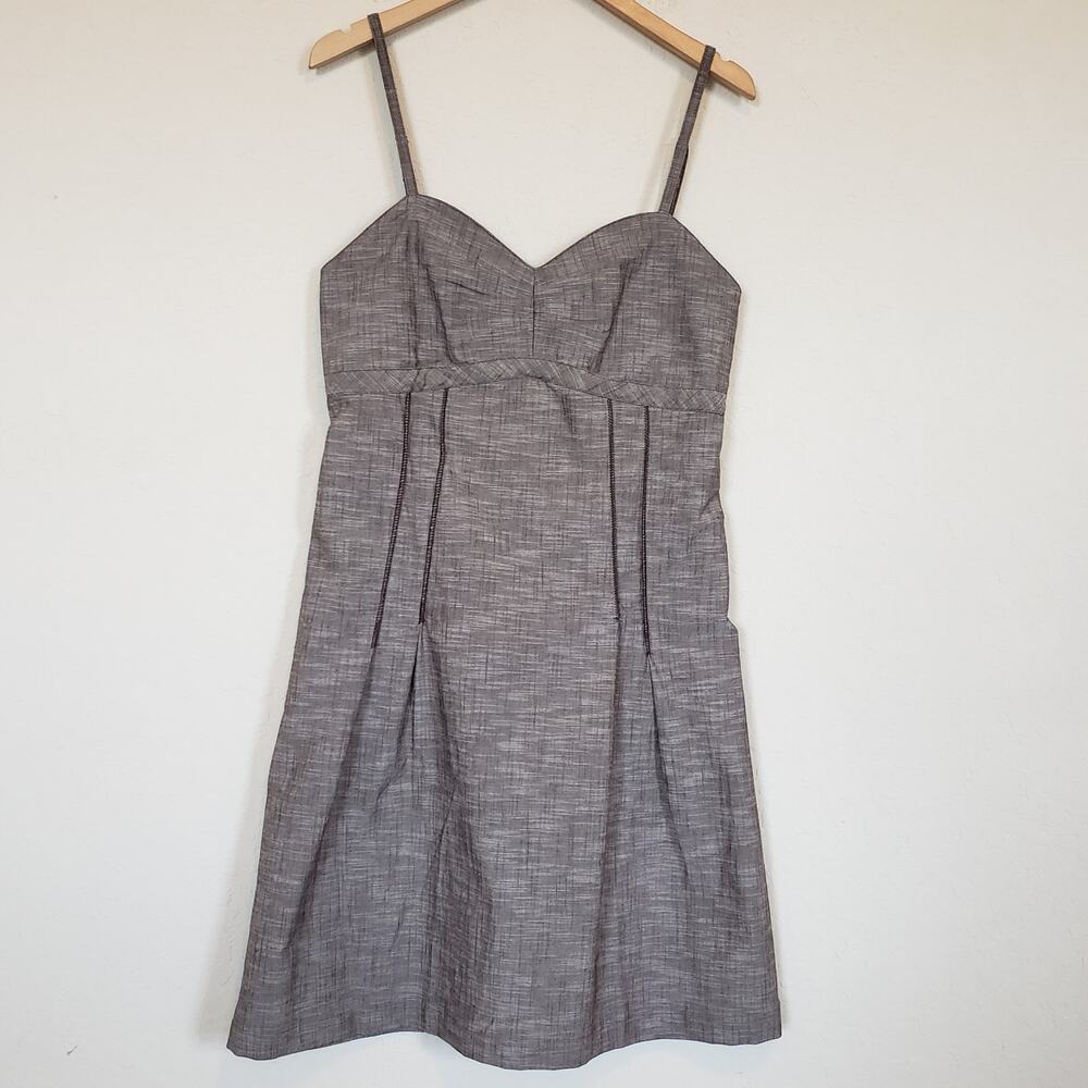 Matilda‎ Jane Hammond Bay Picnic Dress Sleeveless Brown Women's Medium Casual